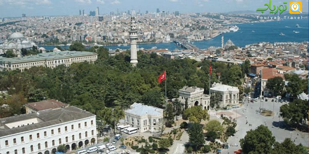 برج بیازیت استانبول(مراقبت از آتش سوزی،هواشنلسی)