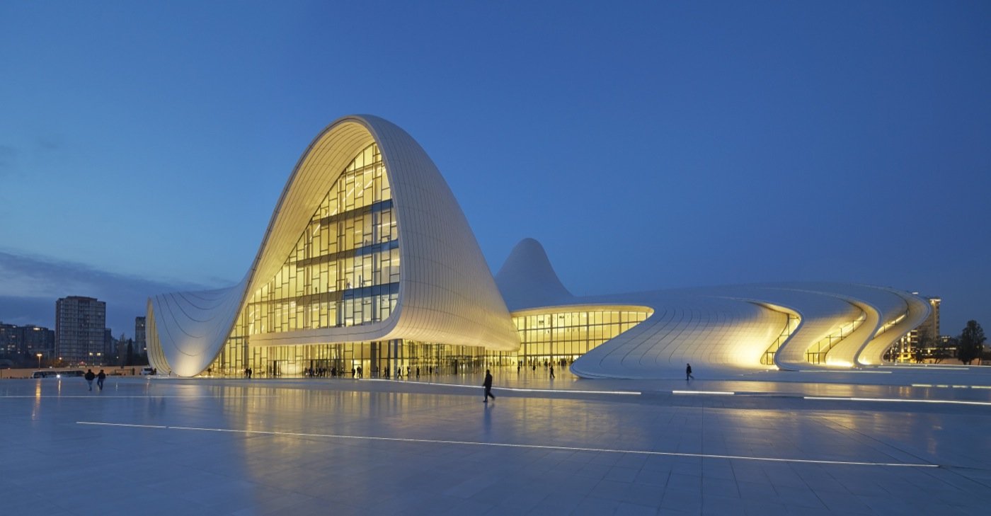 مرکز حیدر علی اف طرحی از Zaha Hadid