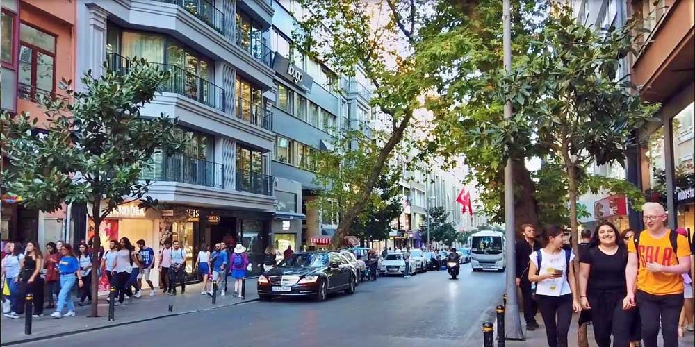 منطقه ببک استانبول و خیابان نیشانتاشی