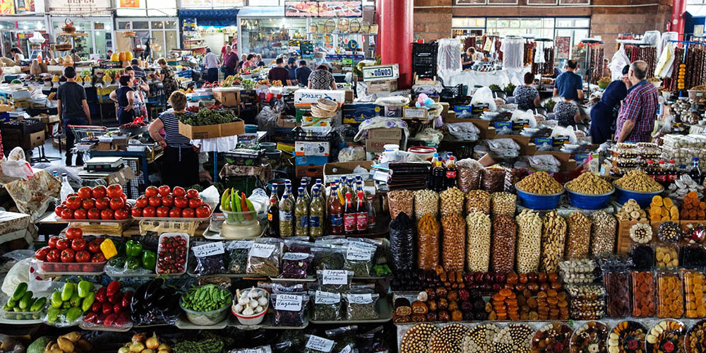 بازار گوم ایروان(طعمی از ایروان ارمنستان)