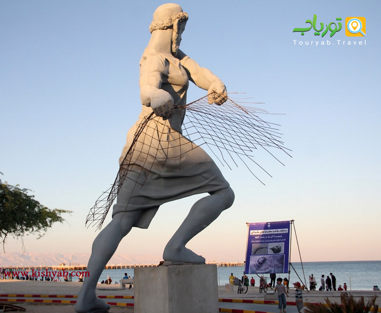 صیادی آزادانه در سواحل کیش:
