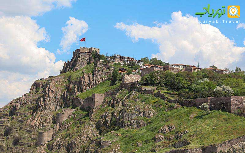 قلعه آنکارا کالسی ساخته شده از سنگ کوارتز