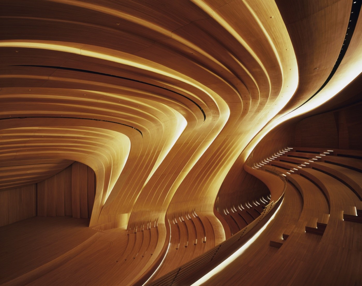 مرکز حیدر علی اف طرحی از Zaha Hadid