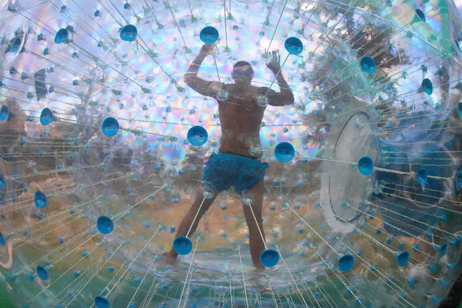 زوربینگ ات رولربال پوکت(Zorbing at Rollerball)