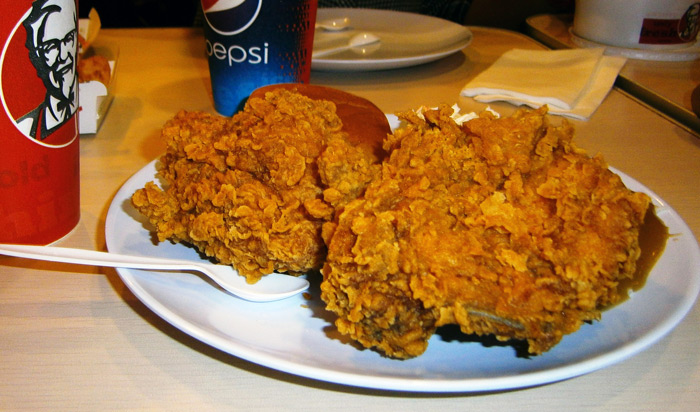 سفرنامه مالزی - مرغ سوخاری KFC